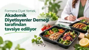 Akademik Diyetisyenler Derneği Formena diyet mutfağını desteklediğini duyurdu