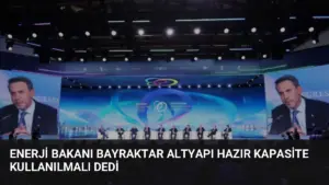 Enerji Bakanı Bayraktar Altyapı Hazır Kapasite Kullanılmalı Dedi