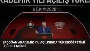 Erdoğan Akademik Yıl Açılışında Yükseköğretimi Değerlendirdi