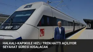 Halkalı-Kapıkule Hızlı Tren Hattı Açılıyor Seyahat Süresi Kısalacak