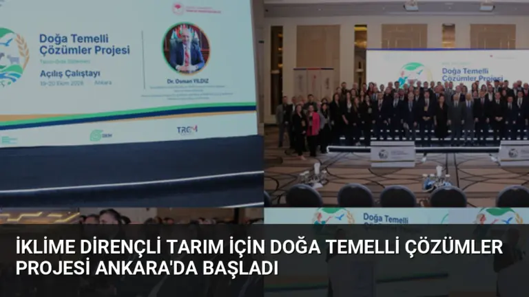 İklime Dirençli Tarım İçin Doğa Temelli Çözümler Projesi Ankara’da Başladı