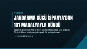 Jandarma Gücü İspanya'dan 101 Madalyayla Döndü