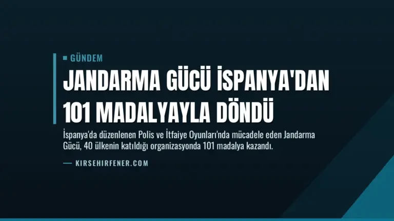 Jandarma Gücü İspanya'dan 101 Madalyayla Döndü