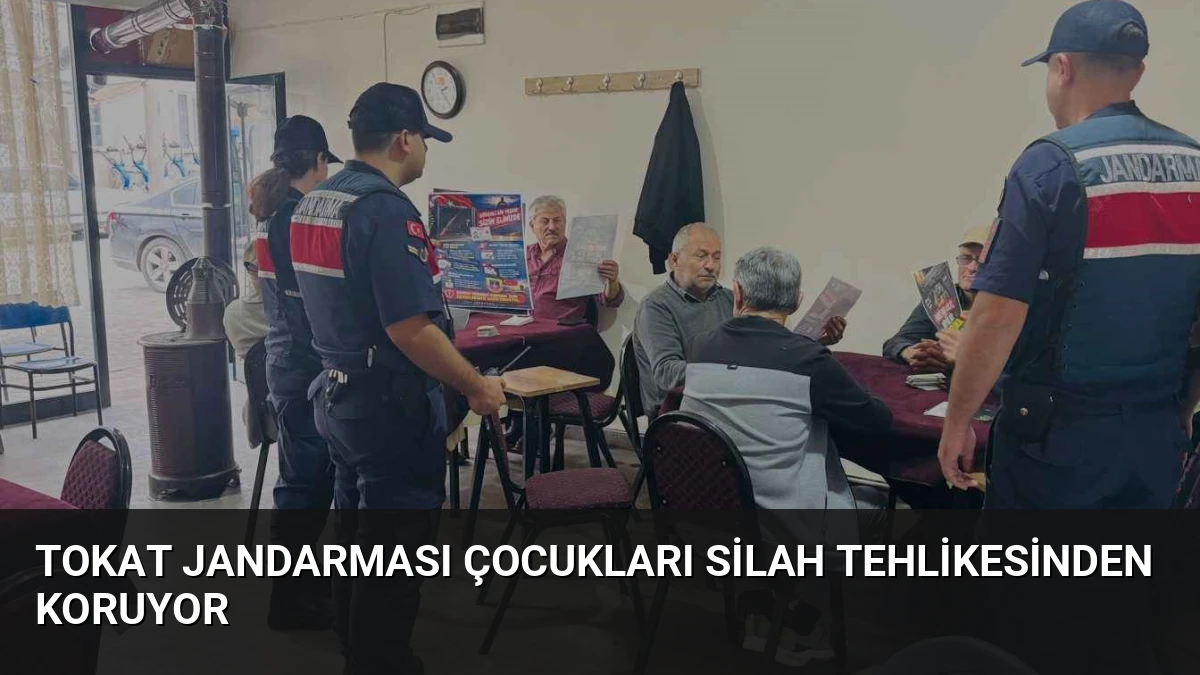 Tokat Jandarması Çocukları Silah Tehlikesinden Koruyor